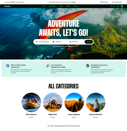 Demo homepage preview