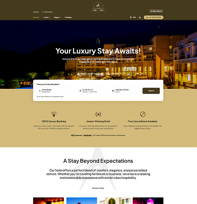 Demo homepage preview