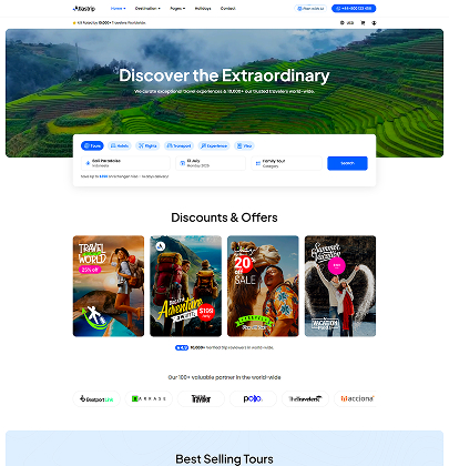 Demo homepage preview