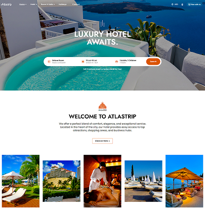 Demo homepage preview