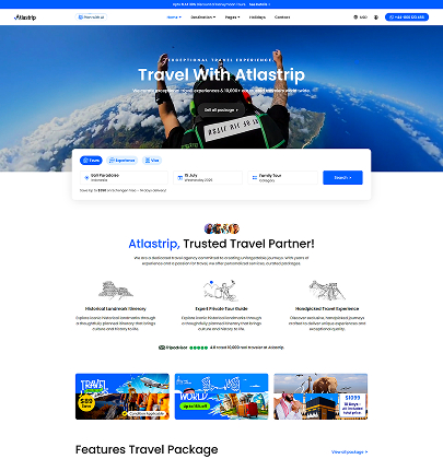Demo homepage preview